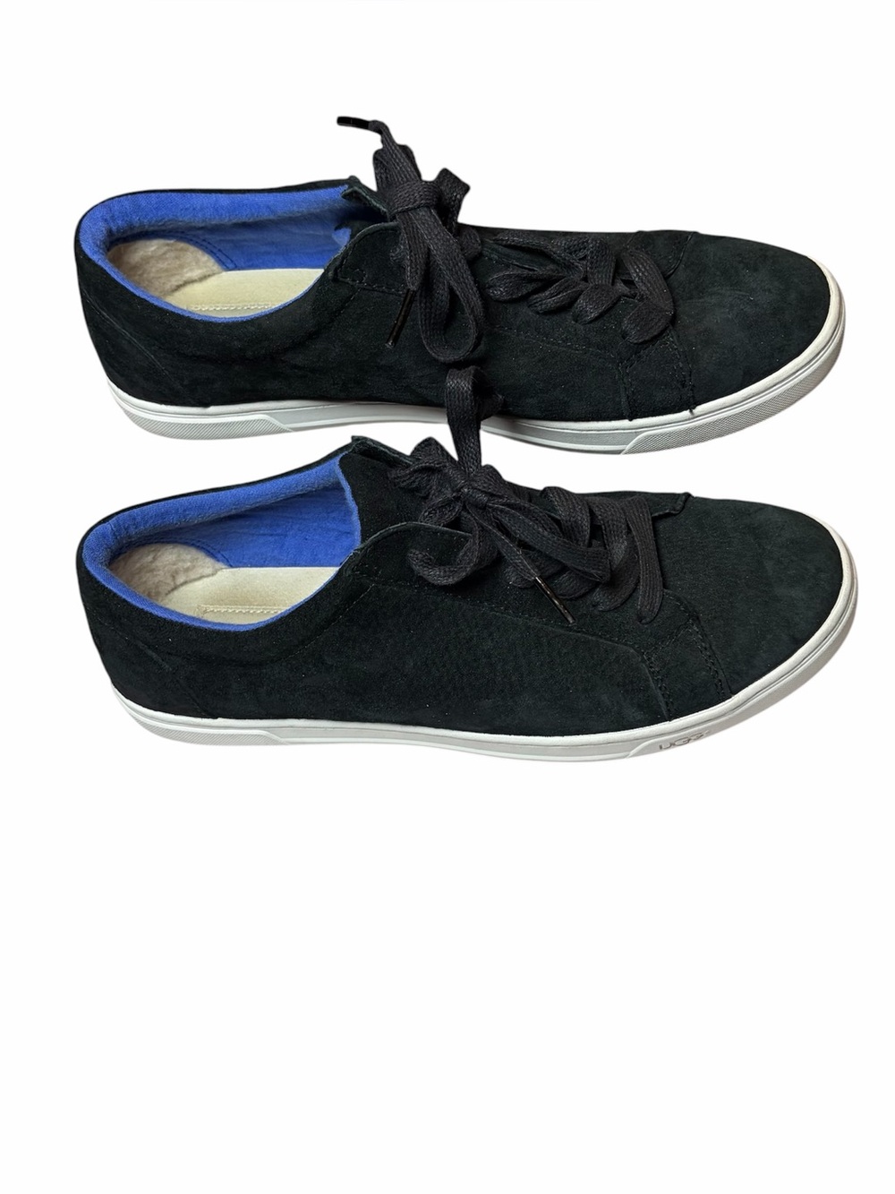 UGG Women’s Karine Black Suede Sneaker size 11
